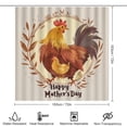 thumbnail image 2 of 4 Pcs Shower Curtain Sets Bathroom Decor Set with Non-Slip Rugs Toilet Lid Cover And Bath Mat Happy Mother's Day Cute Fun Chicken And Chick Waterproof Shower Curtain Country Home Farm, 2 of 8