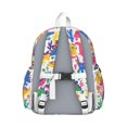 thumbnail image 3 of Cute Dinosaur Pattern Backpack for School,Cute School Bag,Schoolbag with Adjustable Shoulder Straps & Padded Back,13.4"x11"x4.7", 3 of 6