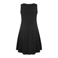 thumbnail image 4 of Robe Sans Manches pour Femmes Mode Robe Sans Manches pour Femmes Unie Poches Décontractée Gilet Évasée Robes T-Shirt, 4 of 9