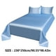 thumbnail image 3 of Juego De Sábanas De Seda De Hielo, Ropa De Cama Transpirable, Sábanas Refrescantes, Teñido Reactivo, Tejido Lavado, Juego De Cama Completo, Solución Para Un Descanso Confortable, 3 of 8