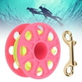 thumbnail image 4 of Diving Reels, 30 Meters Cable Length 8 Round Holes Fluorescent Green Line Dive Reel  For Cave Diving Pink, 4 of 8