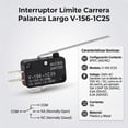 thumbnail image 2 of Interruptor Final Carrera Palanca Largo V-156-1C25 5pz, 2 of 4