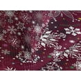thumbnail image 4 of Ambesonne Snowflake Quilted Bedspread Set 3 Pcs, Starry Christmas Ornament, Queen Size, Multicolor, 4 of 5