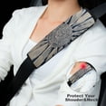thumbnail image 2 of WYYP Flowers Comfortable Car Seat Strap Pads Seat Belt Cover Pad Ideal for Car Interior Accessories 1Pcs, 2 of 5