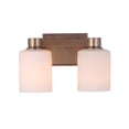 thumbnail image 4 of 12912SB2 Craftmade Lighting Bretton - 2 Light Bath Vanity In Traditional Style-8 Inches Tall and 12.4 Inches Wide-Satin Brass Finish, 4 of 6