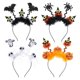 thumbnail image 1 of 4 Pcs Make Headband Ghost Decor Headband Spider Plushie Party Headband Cosplay Headdress, 1 of 3