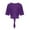 Dark Purple, variant on Women Chiffon Shrug Cardigans Tie Front Kimono Bolero Cardigan Lightweight Sheer Cropped Tops for Dress Black, S