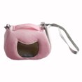 thumbnail image 1 of Bolsa de transporte para hámster, portátil, cilíndrica, cálida, para exteriores, con correa ajustable para el hombro (rosa) JAMW Sencillez, 1 of 5