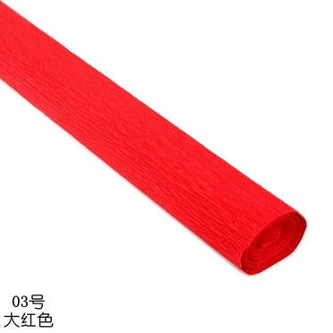 NAMZI Premium Italian Crepe Paper Roll Heavy-Weight 180 Gram,Red
