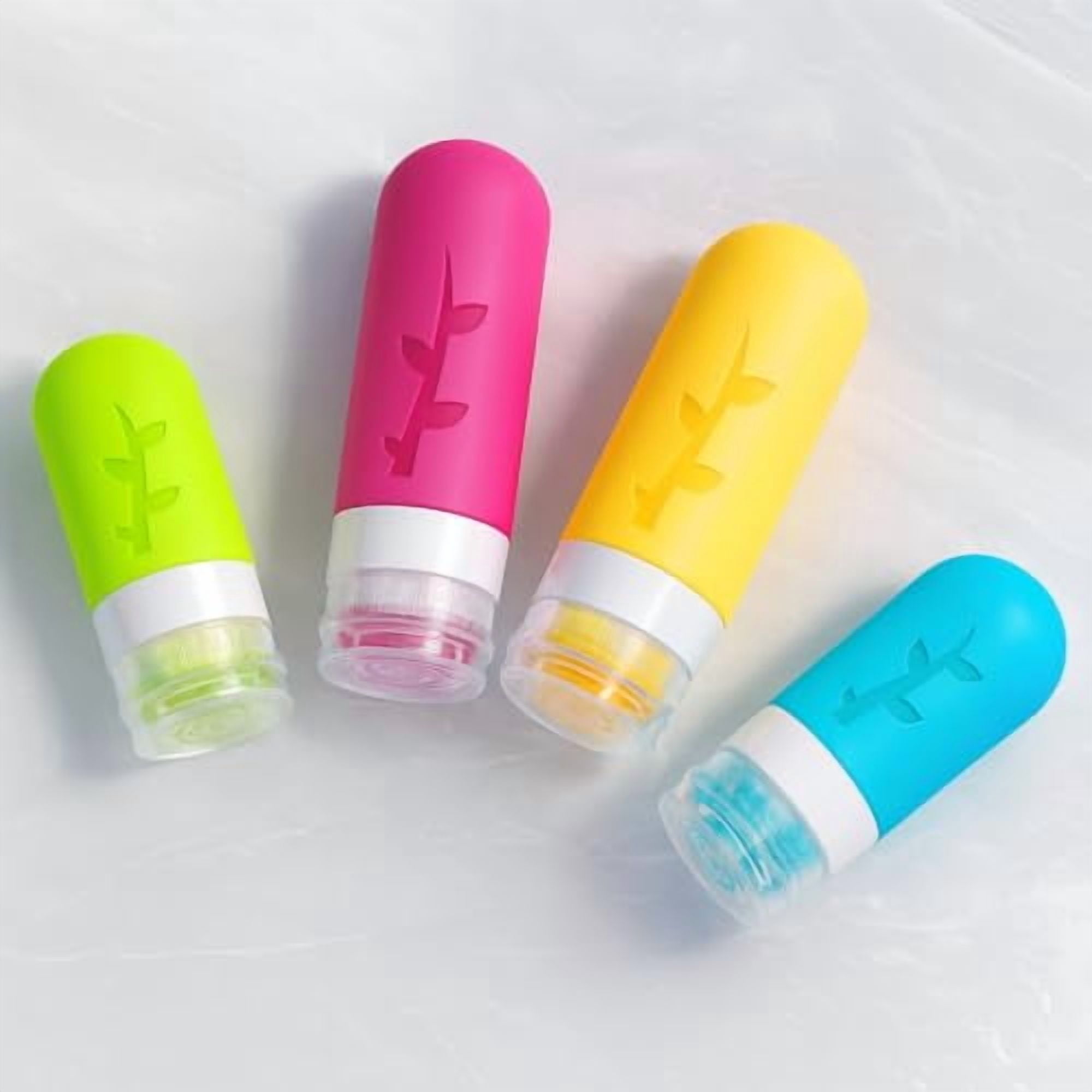 Silicone Travel Containers for Toiletries, Leak Proof Refillable Liqus Shampoo And Conditioner travel Essentials, 18pack Travel Bottles for Toiletries – toiletry Bottles