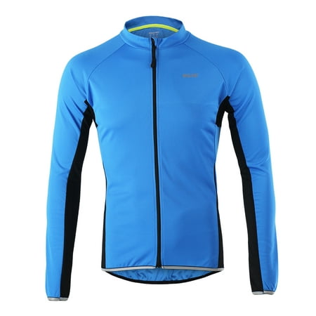 Arsuxeo Outdoor Sports Cycling Jersey Bike Bicycle Full Zip Long Sleeve ...