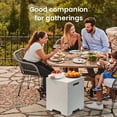 thumbnail image 4 of VENTOPYR 16'' ABS Outdoor Hideaway Tank Table for Propane Gas Fire Pits, Hides Standard 20lb, 4 of 6