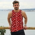 thumbnail image 6 of Salouo skulls with grunge for Men's Tank Tops,Sleeveless Muscle Shirts for Men Quick Dry Workout Tank Top Gym Muscle Tee Fitness Bodybuilding Sleeveless T Shirt-Large, 6 of 7