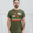 thumbnail image 3 of Tee Hunt California Bear Facepalm T-shirt The Great California Exodus Men's Tee, Military Green, Small, 3 of 5