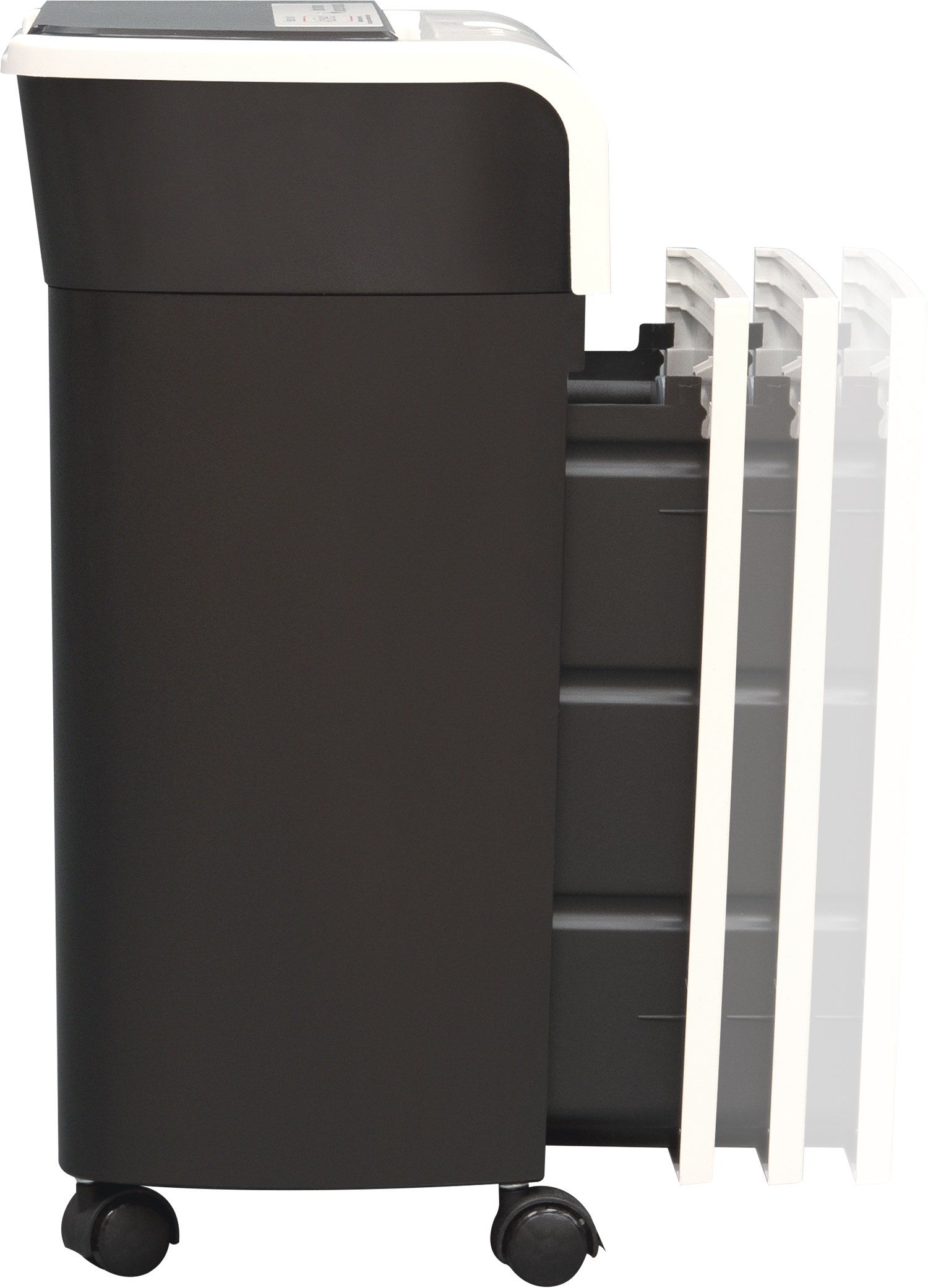 Boxis® AutoShred® 60-Sheet Auto Feed Microcut Paper Shredder - White - Includes a 12 Pack of Shredcare® Lubricant Sheets