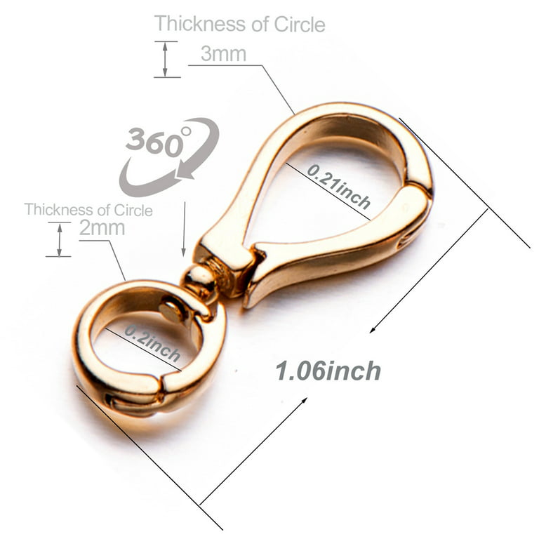  Zpsolution Double Opening Infinity Clasps for Jewelry