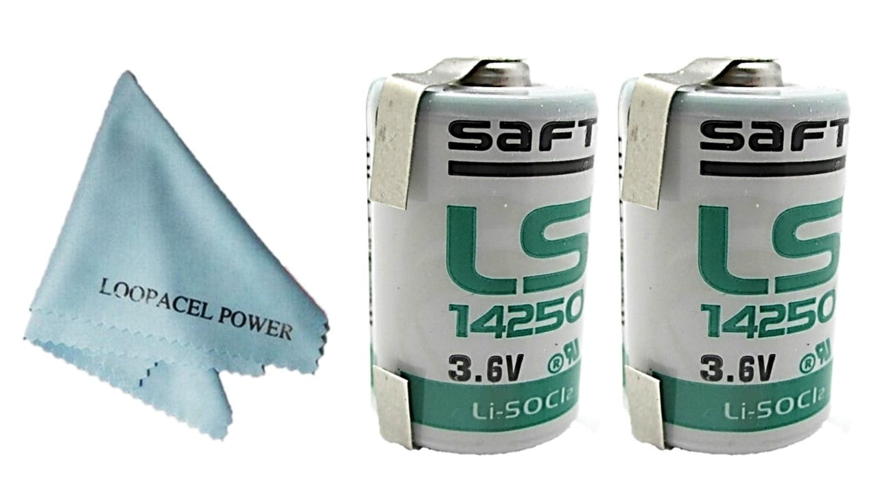 non Rechargeable Saft LS-14250 1/2 AA 3.6V Lithium 10 PACK 