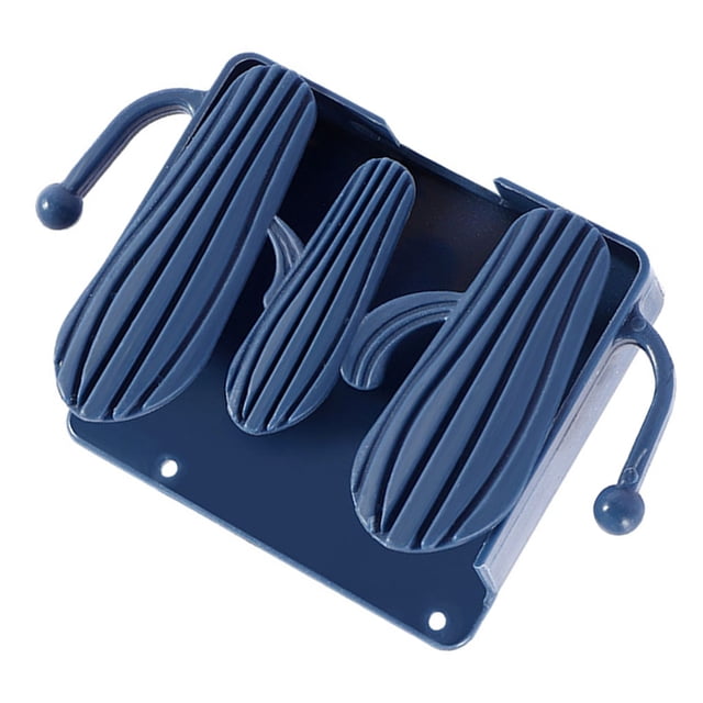 Caja de almacenamiento de Cactus montada en la pared Yuarrent organizador de carga autoadhesivo Azul oscuro