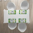 thumbnail image 4 of Ambesonne Ethnic Place Mats Set of 4, Lace Mandala Hippie Style, Standard Size, Yellow Green Blue, 4 of 4