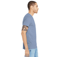 thumbnail image 5 of Bella Canvas Men's Jersey T-Shirt, CVC Short Sleeve Crewneck Heather Blue Tee, 3XL, 5 of 5