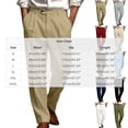 thumbnail image 2 of Stamzod Dress Pants for Men Flat Front Wrinkle Free Work Pants Business Casual Stretch Straight Leg Trousers, 2 of 6