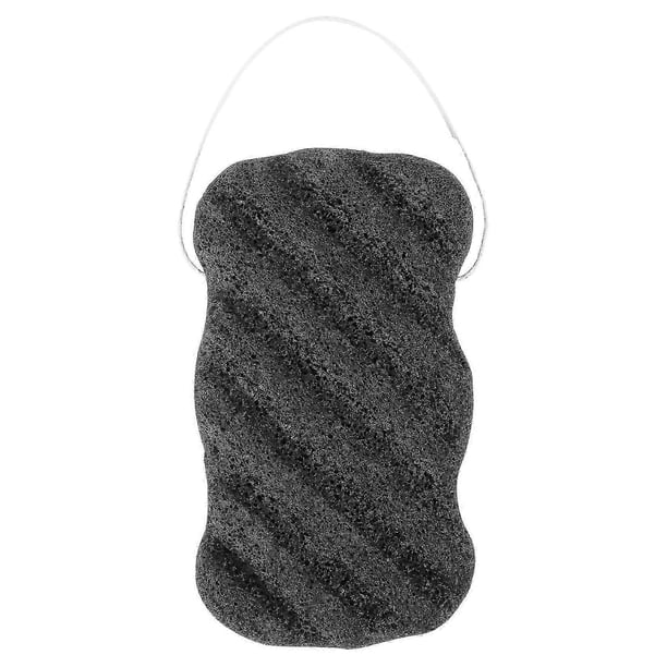 2026 Konjac Sponge Set with Activated Bamboo Charcoal - Body & Facial Sponge Deep Cleansing Sponge for S