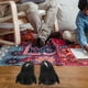 thumbnail image 4 of EeaseMX 1 par de adorables pantuflas polares con garras de animal, zapatos de cosplay, pantuflas antideslizantes de invierno para casa (negras), 4 of 8