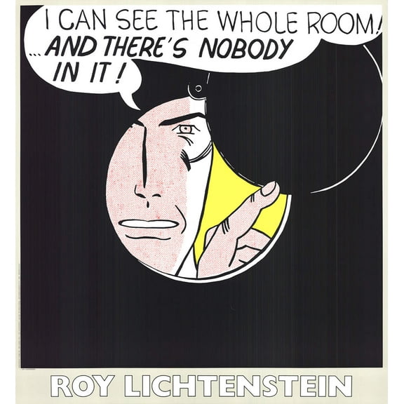 ROY LICHTENSTEIN I Can See The Whole Room, 1989