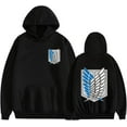 thumbnail image 1 of THNCLZX Attack Titan Survey Corps Cosplay Eren Yeager Novel Comfort Chandail à Capuchon Pullover High Street Chandail en Molleton Unisexe, 1 of 5