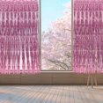 thumbnail image 4 of SHOWERORO 5 Pcs Rideaux à Franges en Feuille Rose Rideau à Franges pour Fête à Thème 1 m*2 m, 4 of 4