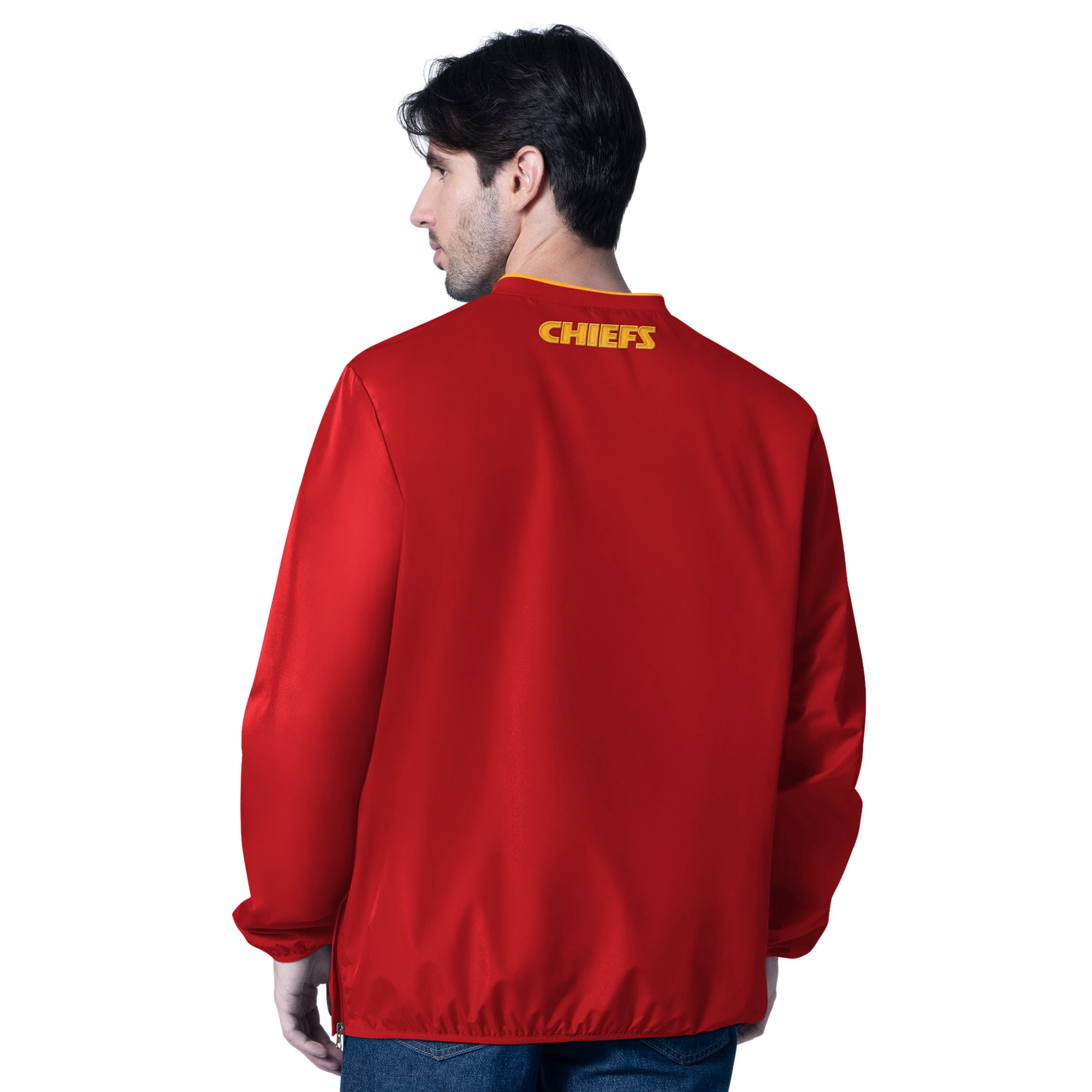 Kansas City Chiefs Men's NFL Combine Long Sleeve V-Neck Pullover Jacket