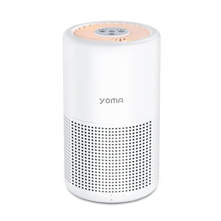 YOMA Air Purifiers for Bedroom True HEPA Air Filter, Portable Small Air Purifier for Home, Office, Living Room
