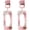 Pink, variant on Boho Acrylic Colorful Rectangle Dangle Earrings Retro Resin Geometry Exaggerated Double Squares Statement Drop Earrings Jewelry Gift for Women