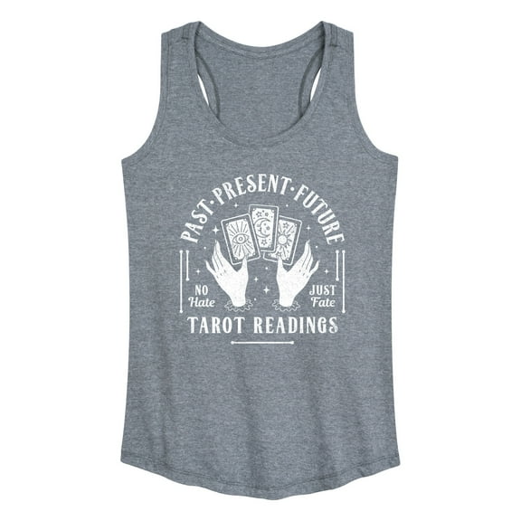 Instant Message - Past Present Future Tarot - Women's Racerback Tank Top