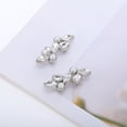 thumbnail image 5 of Unique Bargains 2 Pcs Shoelace Charms Faux Pearl Glass Diamonds Fashion Shoe Accessories Silver Tone White, 5 of 5