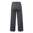 thumbnail image 3 of JFGHDG Baggy Sweatpants Straight Leg Sweatpants Yoga Pants Pull On Pants Trousers with Pockets Clothes for Women Lounge Pants Palazzo Pants Wide Leg Sweatpants A2_dark Gray L, 3 of 4
