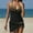 Gold, variant on WILLBEST Sun Dress Women's Swimwear Tankini 2 Piece Normal Swimsuit High Waisted Green White Blue Golden Black Padded V Wire Bathing Suits Sports Sexy / Strap / New / Padded Bras / Strap