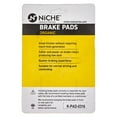 thumbnail image 5 of Niche Complete Organic Brake Pad Set for Harley-Davidson Street Glide Trike MK1002501, 5 of 9