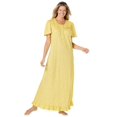thumbnail image 1 of Dreams & Co. Women's Plus Size Long Floral Print Cotton Gown Pajamas, 1 of 6
