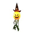thumbnail image 2 of Clearance Party Light-up Decoration under $10,Halloween Decorations Outdoor Decor Hanging Lighted Glowing Pumpkin Witch Hat With 3 Lighted Up Scary Orange Halloween Decorations For Indoor Outsid, 2 of 9