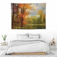 thumbnail image 3 of ONETECH Designart ' Quiet and Silent Autumn' Landscape Tapestry Blanket Décor Wall Art for Home and Office, 3 of 7