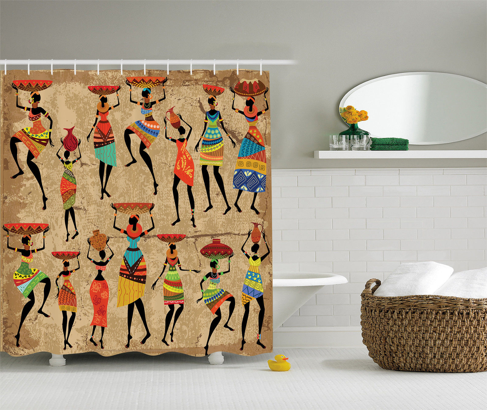 Shower Curtains Details About African Print Shower Curtain Home Garden