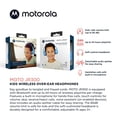 thumbnail image 2 of Auriculares Bluetooth Motorola Moto JR300 Con Micrófono Inalámbricos y livianos Azul, 2 of 3