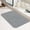 Grey, variant on Lanola Ultra Thin Non-Slip Bathroom Rug 24" x 16", Quick Drying Absorbent Low-Profile Bath Mat Fits Under Door