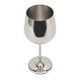 thumbnail image 2 of Copa de vino de metal de acero inoxidable, elegante, de alta dureza, ampliamente utilizada, para fiestas, bodas, banquetes, color plateado, 500 ml, 2 of 14