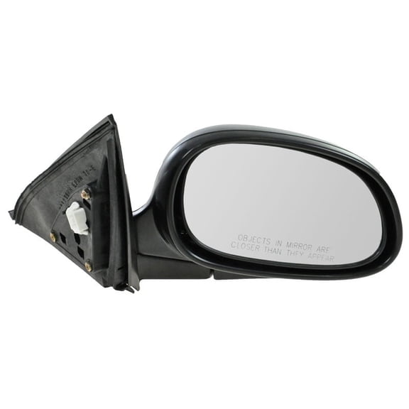 TRQ Passenger Side Power Mirror Smooth Black Paint to Match Fits 1992-1995 Honda Civic Coupe Hatchback HO1321108