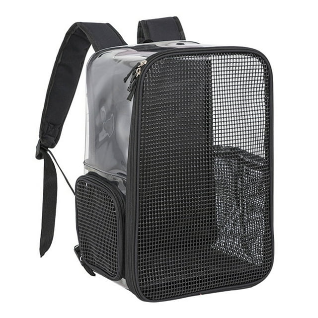 Shisuyan Sac à Dos Transparent Respirant pour Chat, Pratique pour Transporter les Animaux
