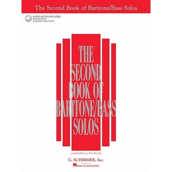 Second Book of Solos: The Second Book of Baritone/Bass Solos Book/Online Audio (Other)