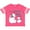 Football Pink and White, variant on Inktastic My Godfather Loves Me- cute polar bears Boys or Girls Toddler T-Shirt