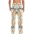 thumbnail image 4 of FORMRS Mens Pajama Pants with Pockets Sleepwear Lounge Bottoms Sizes S-2XL, Whimsical Leaves, 4 of 7